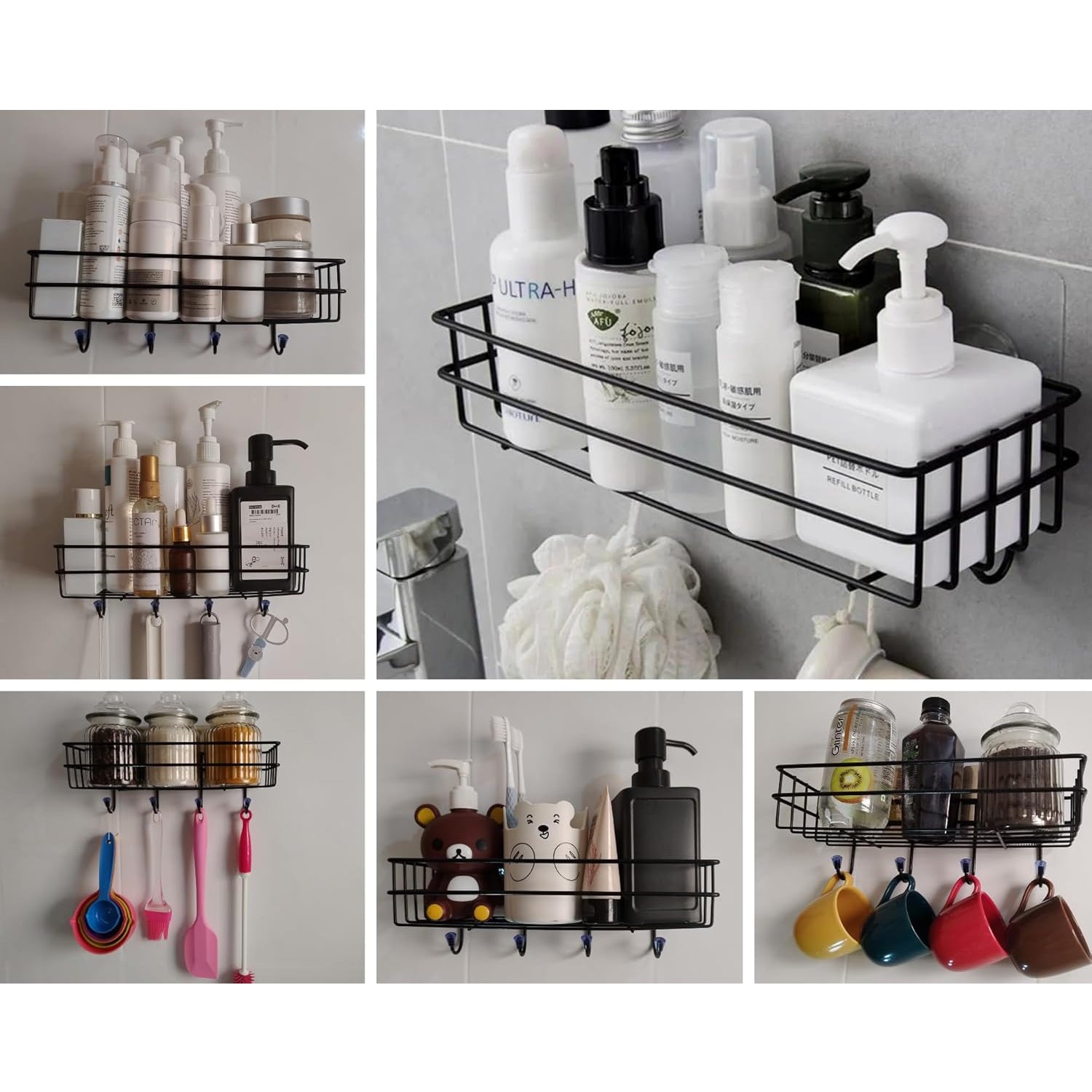 3 in 1 Shower Shelf Rack for storing and holding various household stuffs and items etc. 3 in 1 Shower Shelf Rack for storing and holding various household stuffs and items etc.